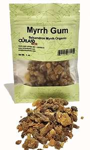 Organic Myrrh Gum Pieces - Grade AAA++